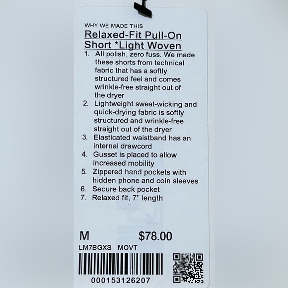 Lululemon - Relaxed-Fit Pull-On Short 7"
Light Woven - Mojave Tan - Picture 5 of 5